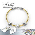 Destiny Jewellery Crystals From Swarovski Square Bracelet